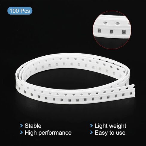 PATIKIL 0603 Chip Resistor, 100 Pack 20K Ohm 1% Tolerance 1/10W Surface Mount Device Thick Film Resistor Kits for Electronic Product in Saudi Arabia