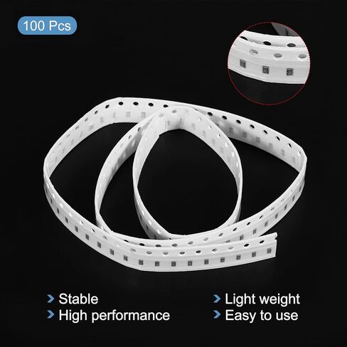 PATIKIL 0603 Chip Resistor، 100 Pack 20K Ohm 1% Tolerance 1/10W جهاز تثبيت السطح مجموعات مقاومة الأغشية السميكة للمنتجات الإلكترونية in Kuwait