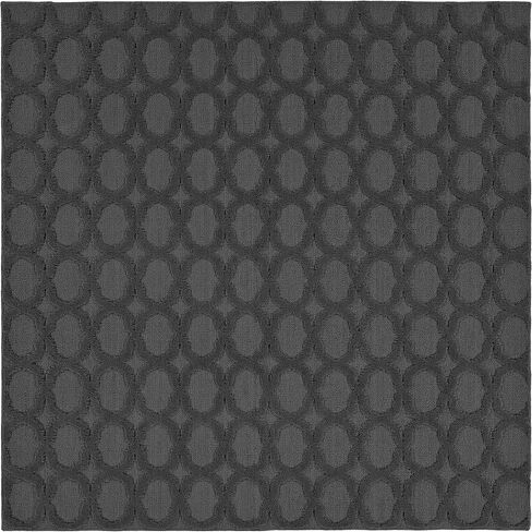 Garland Rug Garden Trellis 9 ft. x 12 ft. Indoor/Outdoor Area Rug Heather Gray in Saudi Arabia
