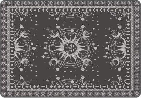 Sun and Moon Rug Boho Area Rugs for Bedroom Dorm Living Room Bohemian Celestial Occult Crescent Solar Stars Galaxy Floor Mat Pad Doormat Carpet,63'' X 31'',Tundora in Saudi Arabia