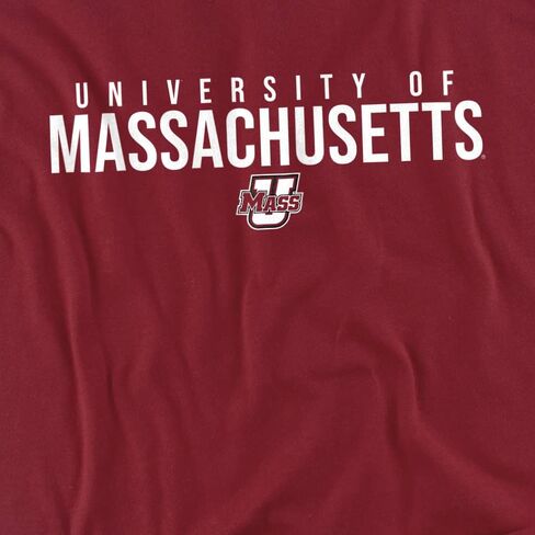 University of Massachusetts Official Stacked Unisex Adult T Shirt in Saudi Arabia