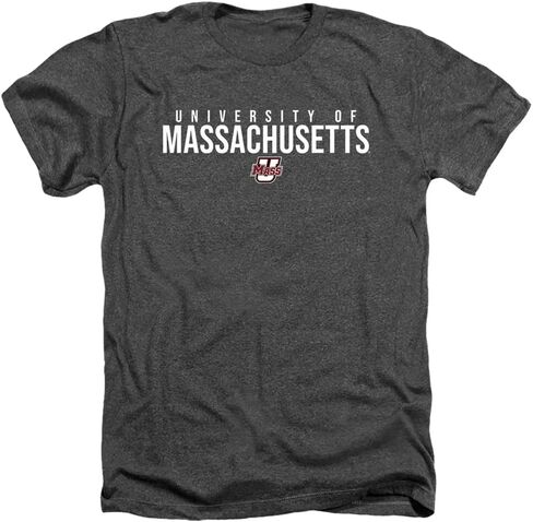 University of Massachusetts Official Stacked Unisex Adult T Shirt in Saudi Arabia