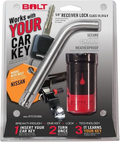 ‎BOLT BRACETHROUGH ONE-KEY LOCK TECHNOLOGY 7023584 قفل استقبال 5/8 بوصة لمفاتيح تويوتا in Kuwait