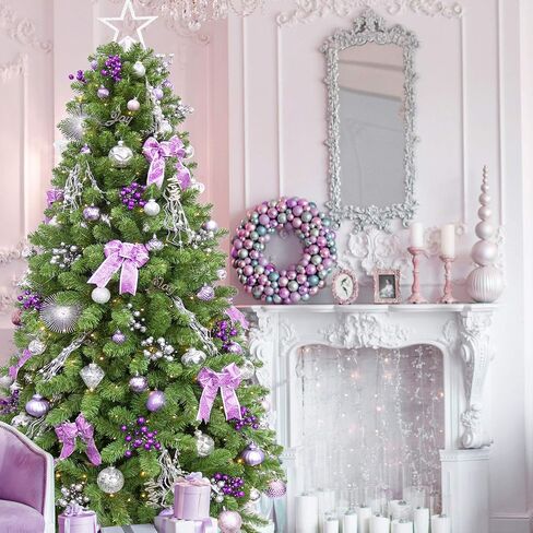 KI Store White Christmas Tree Picks Sprays Set of 20 Glittered Twigs Decor for Christmas Tree Decoration Wreath Garland Floral Arrangement in Saudi Arabia