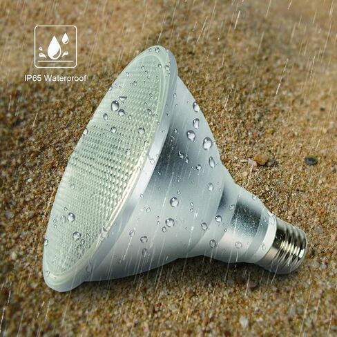 مصباح إضاءة LED PAR38 لتزيين عيد الهالوين، 30 وات RGB + ضوء فيضان LED أبيض دافئ، مصباح متغير اللون مع جهاز تحكم عن بعد، إضاءة حديقة مقاومة للماء لديكور حفلات الفناء المنزلي in Kuwait