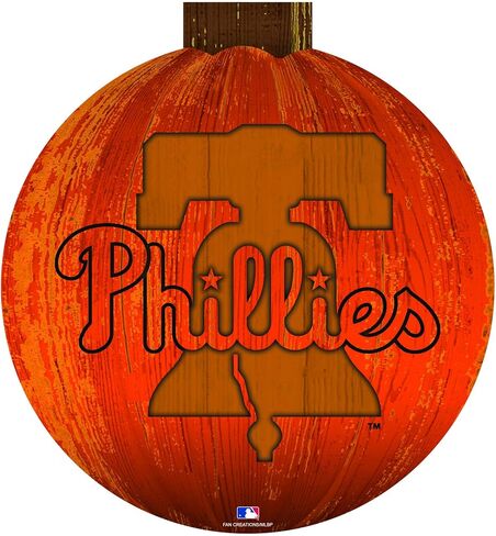 Fan Creations MLB Philadelphia Phillies للجنسين Pittsburgh Pirates 12 بوصة. لافتة يقطين الهالوين، لون الفريق، 12 بوصة in Saudi Arabia