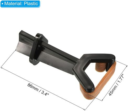 PATIKIL Billiard Pool Cue Repair Clamp, 3Pcs Plastic Snooker Cue Tip Press Fastener Repair Tool Billiard Accessories for Club Tips, Black in Saudi Arabia