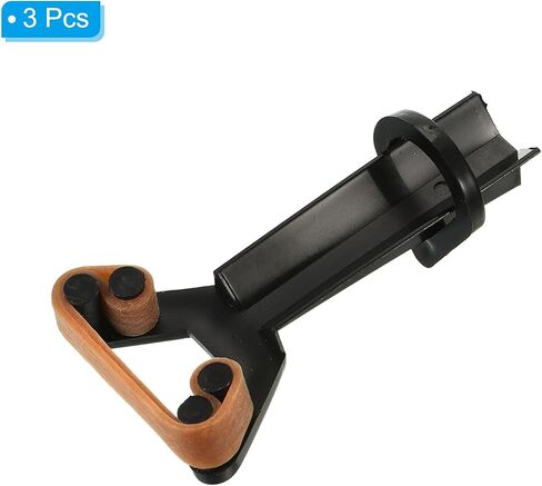 PATIKIL Billiard Pool Cue Repair Clamp, 3Pcs Plastic Snooker Cue Tip Press Fastener Repair Tool Billiard Accessories for Club Tips, Black in Saudi Arabia