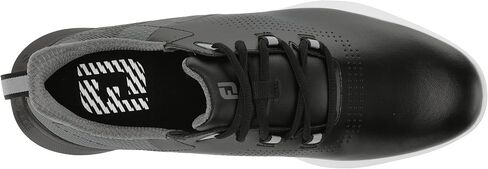 FootJoy Men's FJ Fuel Golf Shoe, Black/Grey/Red, 11 Wide in Saudi Arabia