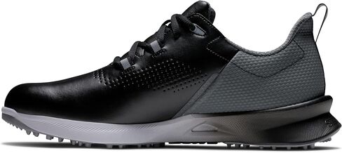 FootJoy Men's FJ Fuel Golf Shoe, Black/Grey/Red, 11 Wide in Saudi Arabia