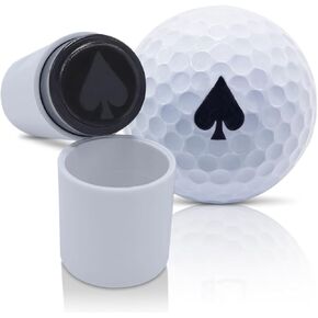 Christmas Tree Emoji Golf Ball Stamp