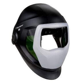3M Speedglas 9100 Welding Helmet 06-0300-51SW, with SideWindows, Headband and Silver Front Panel