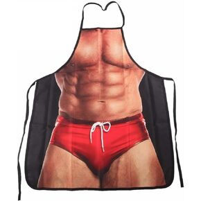 Armear Sexy Muscle Man Kitchen Grilling Party Apron Funny Gag Gift