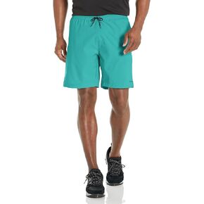 Columbia Mens Summertide Stretch Hiking Shorts, Bright Aqua, Large/8 Inseam US in Kuwait