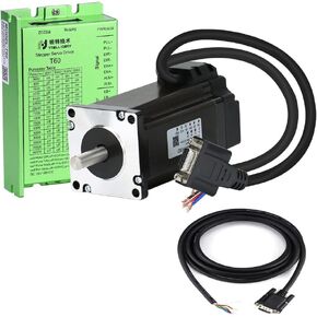 Cnc Kit Nema 24 Stepper Motor Closed Loop 2 Phase 4.0NM 5.0A and Stepper Servo Driver with Encoder Extensive Cable