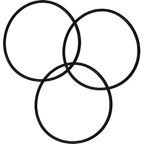 Pentek 151122 Compatible Replacement Oring - Big Blue Style Water Filter Housings (3 Pack) - Buna-N Nitrile Rubber - Packaged Flat and Not Twisted Together - by Better H2O Products Inc.