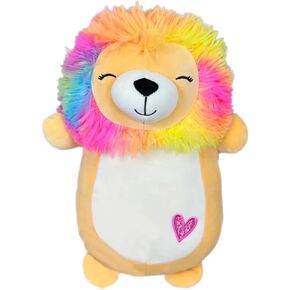 Squishmallows Official Kellytoy 10 Inch Hug Mees Squad Collectible Pillow Animal Pets (Leonard Rainbow Lion),Various
