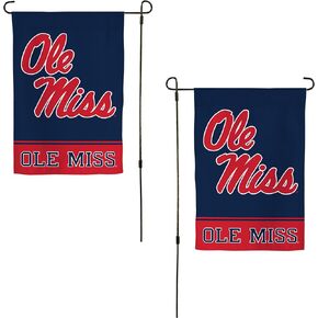 Desert Cactus University of Mississippi Garden Flag Rebels Ole Miss U of M Banner 100% Polyester (Design A)