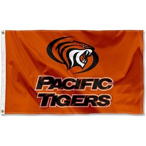 Pacific Tigers Orange College Flag