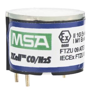 MSA 10106725 Replacement Two-Tox (Hydrogen Sulfide and Carbon Monoxide) XCell Sensor with Alarms 10/1700 ppm for Use with ALTAIR 4X/5X Multi-Gas Detector
