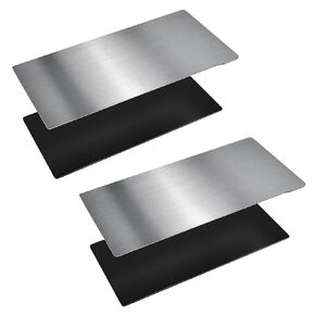 2PCS Resin 3D Printer Flex Build Plate, Spring Steel Flexible Plate Flex Bed and Magnetic Base Platform for Phrozen Sonic XL 4K/Sonic Mighty 3D Printer, 200x125mm