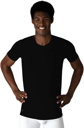 Men's Supima Cotton V Neck T-Shirt Cotton T-Shirts Slim Fit Short Sleeve Tees for Men Youth Adult in Saudi Arabia
