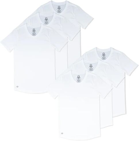 Men's Supima Cotton V Neck T-Shirt Cotton T-Shirts Slim Fit Short Sleeve Tees for Men Youth Adult in Saudi Arabia