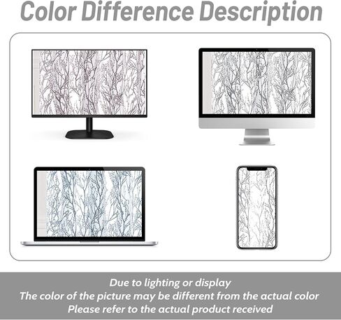 DriftAway شجرة فرع ستارة الباب الجانبية الستار الحراري قضيب الجيب غرفة سواد الخصوصية لوحة الباب الأمامي ستارة واحدة مع Tieback قابل للتعديل 52 بوصة بنسبة 72 بوصة رمادي in Kuwait