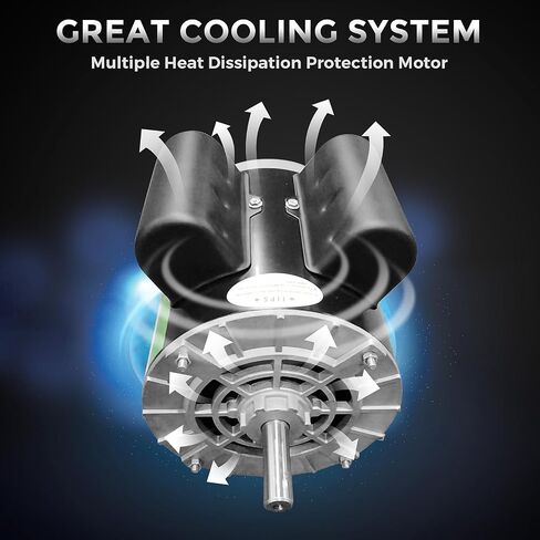 محرك ضاغط هواء SPL 2 HP، محرك كهربائي 3450 دورة في الدقيقة 56 إطارًا، 115/230 فولت، طول العمود 1.88 بوصة، عمود بمفتاح 5/8 بوصة، دوران مزدوج CW/CCW لمعدات الأغراض العامة لضاغط الهواء in Saudi Arabia