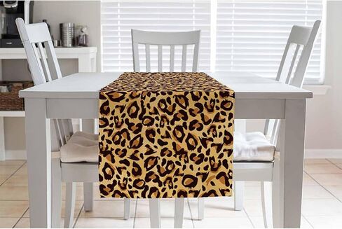 HOSNYE Table Runner Polka Dots,Brush Strokes Dots,Cotton Linen Table Runner Decoration for Kitchen Family Dinner Table Holiday Party Farmhouse Style 13 x 72 Inch in Kuwait