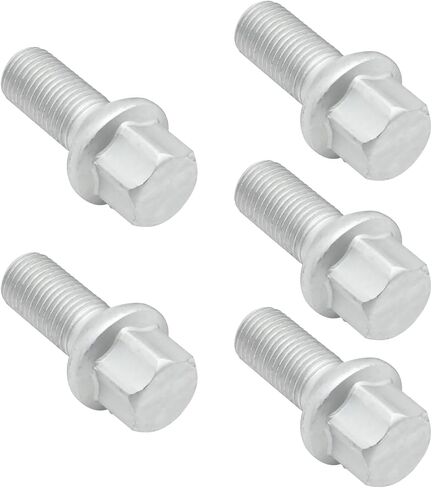 5Pcs 0009904907 Wheel Lug Bolts Nuts, Replacement for Mercedes Benz A-Class B-Class C-Class E-Class CLK-Class GLK-Class 2003-2018, Replace 000990670 in Saudi Arabia