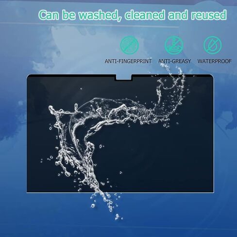 واقي شاشة للخصوصية لجهاز MacBook Pro مقاس 13.6 بوصة، فلتر شاشة للخصوصية قابل للإزالة لجهاز MacBook Air الجديد مقاس 13.6 بوصة M2 (A2681)، مضاد للتجسس/مضاد للضوء الأزرق/مضاد للوهج in Kuwait