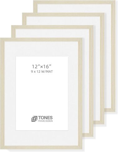 11x17 Picture Frame Set of 4, 11x17 Black Photo Frame with Plexiglass, Poster Frame for Vertical or Horizontal Wall Mounting Display in Kuwait
