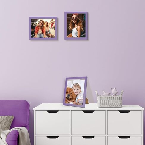 Space Art Deco، إطار صورة مقاس 5X7، مجموعة مكونة من 3 إطارات صور وردية - إطار مجمعة للصور ملونة نابضة بالحياة، زجاج عالي الدقة للتركيب على الحائط أو عرض الطاولة in Saudi Arabia