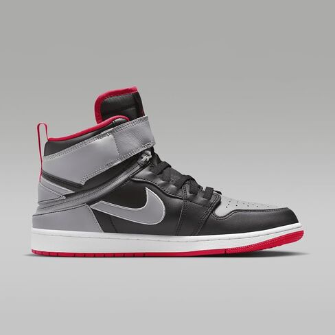Air Jordan 1 Hi FlyEase Men's Shoes (CQ3835-010, Black/Cement Grey/White/Fire Red) in Saudi Arabia