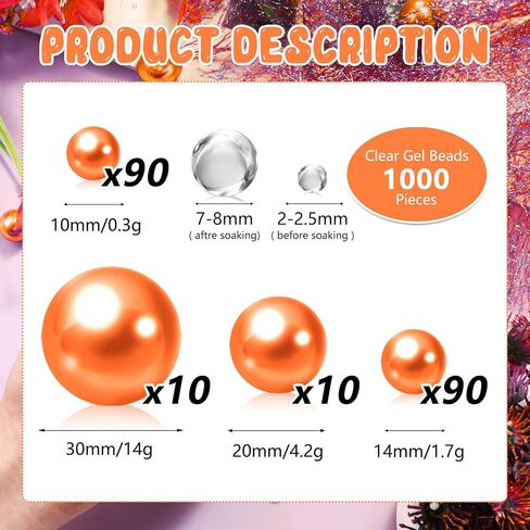 200PCS Pink Floating Pearls, Pink Marbles for Vases, Pink Floating Beads for Centerpiece Vases, Pink Vase Filler Faux Pearls, No Holes Pink Filler Beads for Party Wedding Decor, 10/14/20/30mm in Kuwait