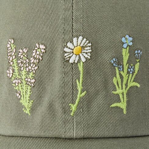 Life is Good - Unisex Detailed Wildflowers Chill Cap in Saudi Arabia