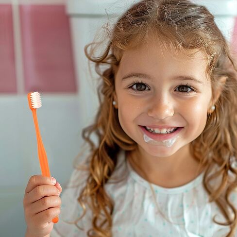 5 قطع من فرشاة الأسنان اليدوية الكلاسيكية بشعيرات ناعمة، فرشاة أسنان نظيفة مع مقبض بلاستيكي مريح للبالغين والأطفال، ملونة in Kuwait