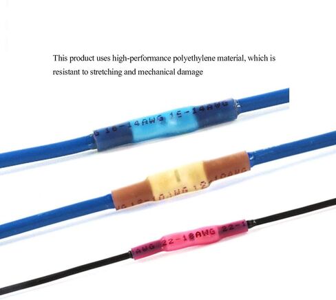 160pcs Heat Shrink Wire connectors Butt connectors Spade Ring Hook Bullet Fork terminals connectors kit, use Automotive Marine Truck Boat Motorcycle Electrical Maintenance in Saudi Arabia