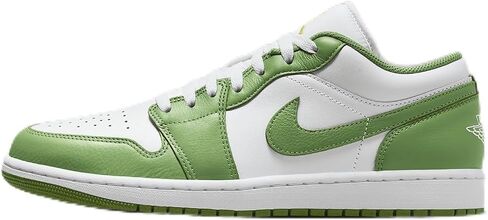NIKE Air Jordan 1 Low SE Men's Shoes (HF4823-100, White/Lightning/Chlorophyll) Size 14, White/Chlorophyll-lightening in Saudi Arabia