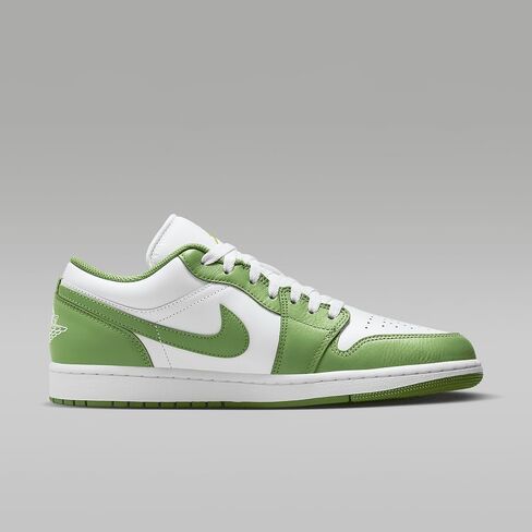 NIKE Air Jordan 1 Low SE Men's Shoes (HF4823-100, White/Lightning/Chlorophyll) Size 14, White/Chlorophyll-lightening in Saudi Arabia