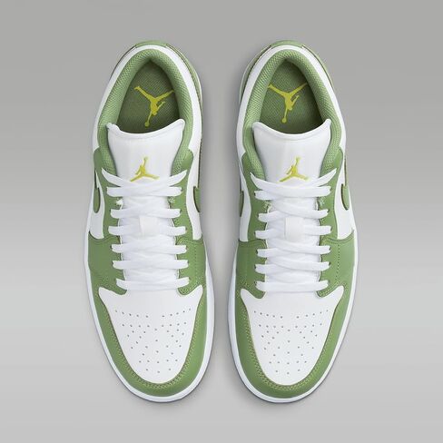 NIKE Air Jordan 1 Low SE Men's Shoes (HF4823-100, White/Lightning/Chlorophyll) Size 14, White/Chlorophyll-lightening in Saudi Arabia