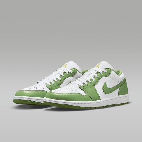 NIKE Air Jordan 1 Low SE Men's Shoes (HF4823-100, White/Lightning/Chlorophyll) Size 14, White/Chlorophyll-lightening in Saudi Arabia