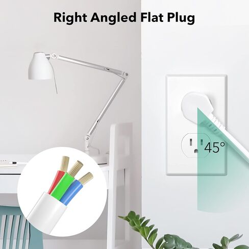 شريط طاقة BN-LINK للحماية من زيادة التيار مع 9 منافذ 2 USB-A 1 USB-C (إجمالي 3.4 أمبير)، شريط موسع للمنافذ ثلاثية الجوانب مع سلك تمديد بطول 5 أقدام، قابس مسطح، محطة شحن سطح المكتب للسفر والمنزل والمكتب، 15 أمبير in Kuwait