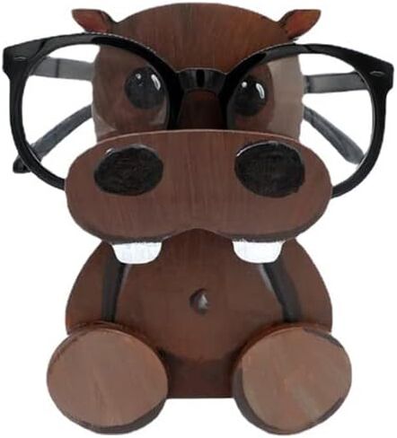Wooden Animal Eyeglass Holder Display Stand Creative Cute Animal Glasses Holder Handmade Creative Sunglasses Display (Horses) in Saudi Arabia