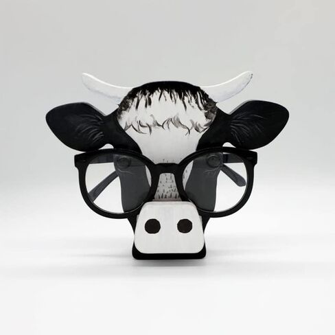 Wooden Animal Eyeglass Holder Display Stand Creative Cute Animal Glasses Holder Handmade Creative Sunglasses Display (Horses) in Saudi Arabia