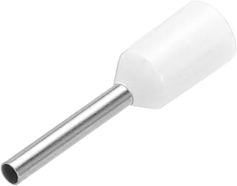 uxcell 2000 Pcs Insulated Ferrule Wire Connector Electrical Crimp Terminal 22 AWG for Electrical Projects White in Saudi Arabia