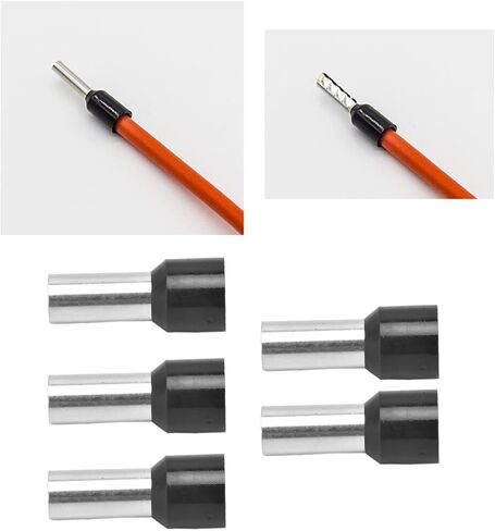 50 قطعة محطات الطويق معزول سلك الطويق موصلات أنبوب تجعيد محطات 4 AWG E25 ‑ 16 موصلات نهاية الحبل الاتحاد الأوروبي in Saudi Arabia