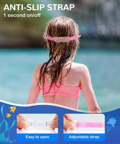 Kids Goggles Swimming Goggles-Kids-Swim: Anti Fog Kids Goggles for Girls Boys with UV400 No Leak 3 Pack Age 6-16 in Saudi Arabia
