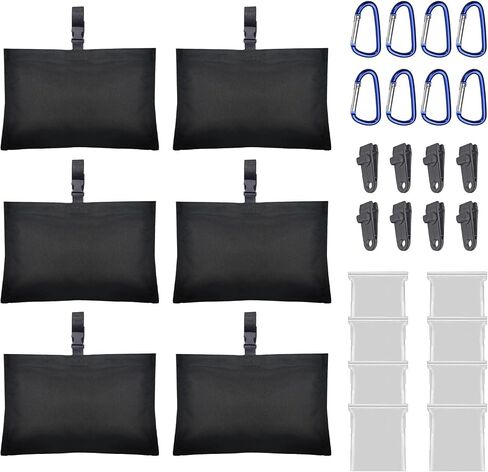 4 Packs Boat Cover Sand Bags Weights Marine Grade Sandbags for Boat Mooring Covers Sand Bag to Hold Boat Cover Kit Trailerable Boat Accessories Windproof Weight Sandbags in Saudi Arabia